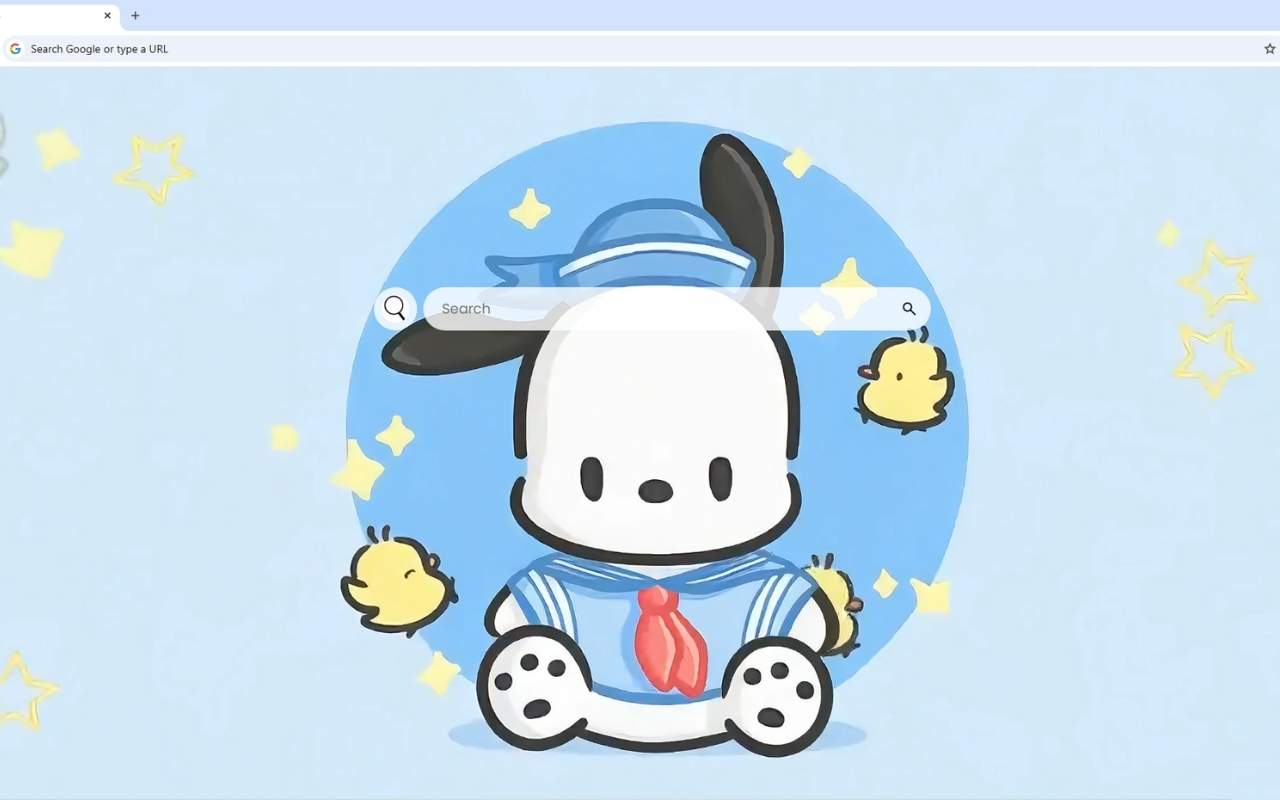Pochacco Blue Live Wallpaper